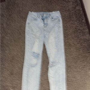 American Eagle Outfitters Blue Straight Leg Jeans